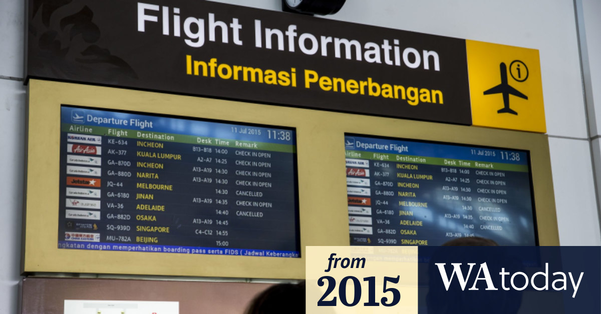 Bali ash cloud Latest details on Perth flights to and from Denpasar